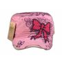Red Bow on Pink Cadet Cap