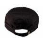 Black Basketball Cadet Castro Cap Vintage Military Army Hat Distressed