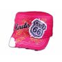 Pink Route 66 Cadet Castro Cap