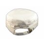 Baseball and Bat on White Cadet Cap