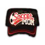 Soccer Mom on Black Cadet Cap Military Style Army Hat