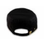 Raised 3D Silver Army on Black Cadet Hat Military Cap