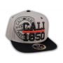 Cali California Republic 1850 Gray Flat Bill Hat