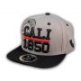 Cali California Republic 1850 Gray Flat Bill Hat