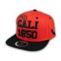 Cali California Republic 1850 Red Flat Bill Hat