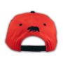 Cali California Republic 1850 Red Flat Bill Hat