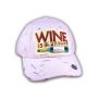 Purple Wine Is The Answer Washed and Distressed Baseball Cap