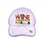 Purple Wine Is The Answer Washed and Distressed Baseball Cap