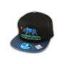 Black and Blue California Republic Snapback Hat