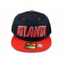 Atlanta Snapback Black Red Baseball Adjustable Hat Cap Flat Bill