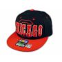 Chicago Snapback Black Red Baseball Adjustable Hat Cap Flat Bill