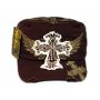 Cross and Wings on Brown Army Cadet Hat Military Castro Cap