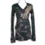 Front - Thermal Hoodie Long Sleeve All Over Print and Jewel