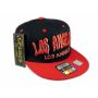 Los Angeles Snapback Black Red Baseball Hat Cap with Grenade Flat Bill