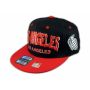 Los Angeles Snapback Black Red Baseball Hat Cap with Grenade Flat Bill