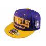 Los Angeles Snapback Purple Gold Baseball Hat Cap Grenade Flat Bill