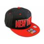 New York Snapback Black Red Baseball Adjustable Hat Cap Flat Bill