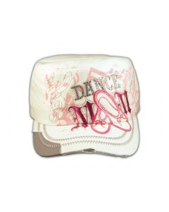 Dance Mom White Cadet Castro Hat