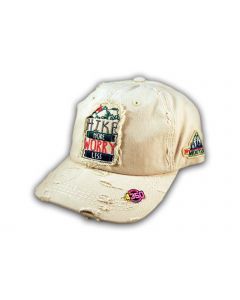 Stone Hike More Worry Less Washed and Distressed Baseball Cap