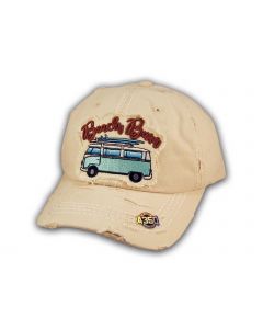 Stone Beach Bum Washed and Distressed Baseball Cap