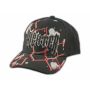 Fighter on Black Snapback Ball Cap