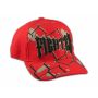 Fighter on Red Snapback Ball Cap
