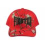 Fighter on Red Snapback Ball Cap