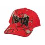 Fighter on Black Snapback Ball Cap