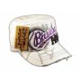 Baseball Mom on White Cadet Cap
