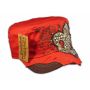Fleur-de-lis on Red Cadet Hat