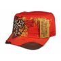 Cross on Red Army Cadet Hat