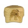 Cross on Wings Stone Color Cadet Cap