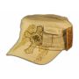 Cross on Wings Stone Color Cadet Cap