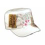 Rock Guitar on White Cadet Cap