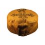 Cross on Cinnamon Brown Army Cadet Hat