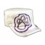 Paw Print on White Purple Cadet Castro Hat
