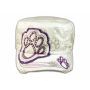 Paw Print on White Purple Cadet Castro Hat