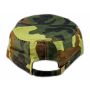 Camouflage Football Cadet Castro Cap Vintage Military Army Hat