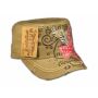 Khaki Breast Cancer Cadet Cap