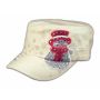 Christmas Snowman on Stone Cadet Hat