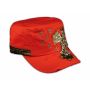 Jeweled Cross on Red Cadet Hat