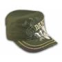 Dance Mom Olive Green Cadet Castro Hat Military Army Cap
