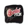 Baseball Mom on Black Cadet Cap Military Style Army Hat
