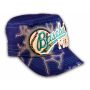 Baseball Mom on Blue Cadet Cap Military Style Army Hat