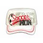 Soccer Mom on White Cadet Cap