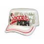 Soccer Mom on White Cadet Cap