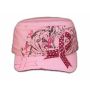 Pink Cancer Ribbon Hat
