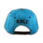 Cali Script Blue California Republic with Purple Paisley Snapback Hat