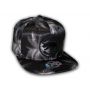 California Republic Black and Gray Snapback Hat