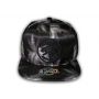California Republic Black and Gray Snapback Hat